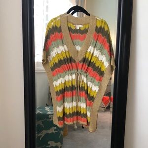 Boston proper cover-up tunic S glittery